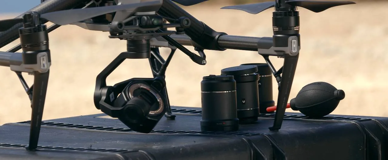 Aerial filming for a corporate video