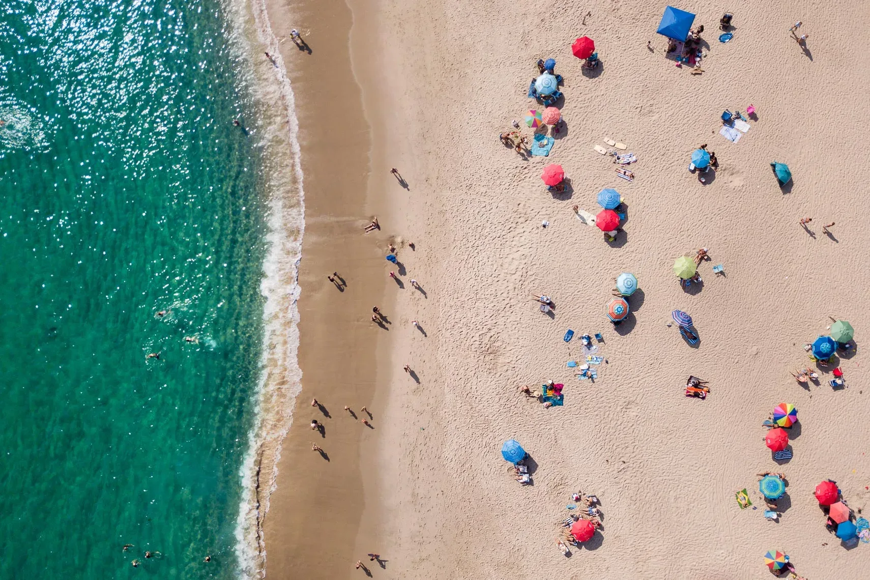 drone spiaggia