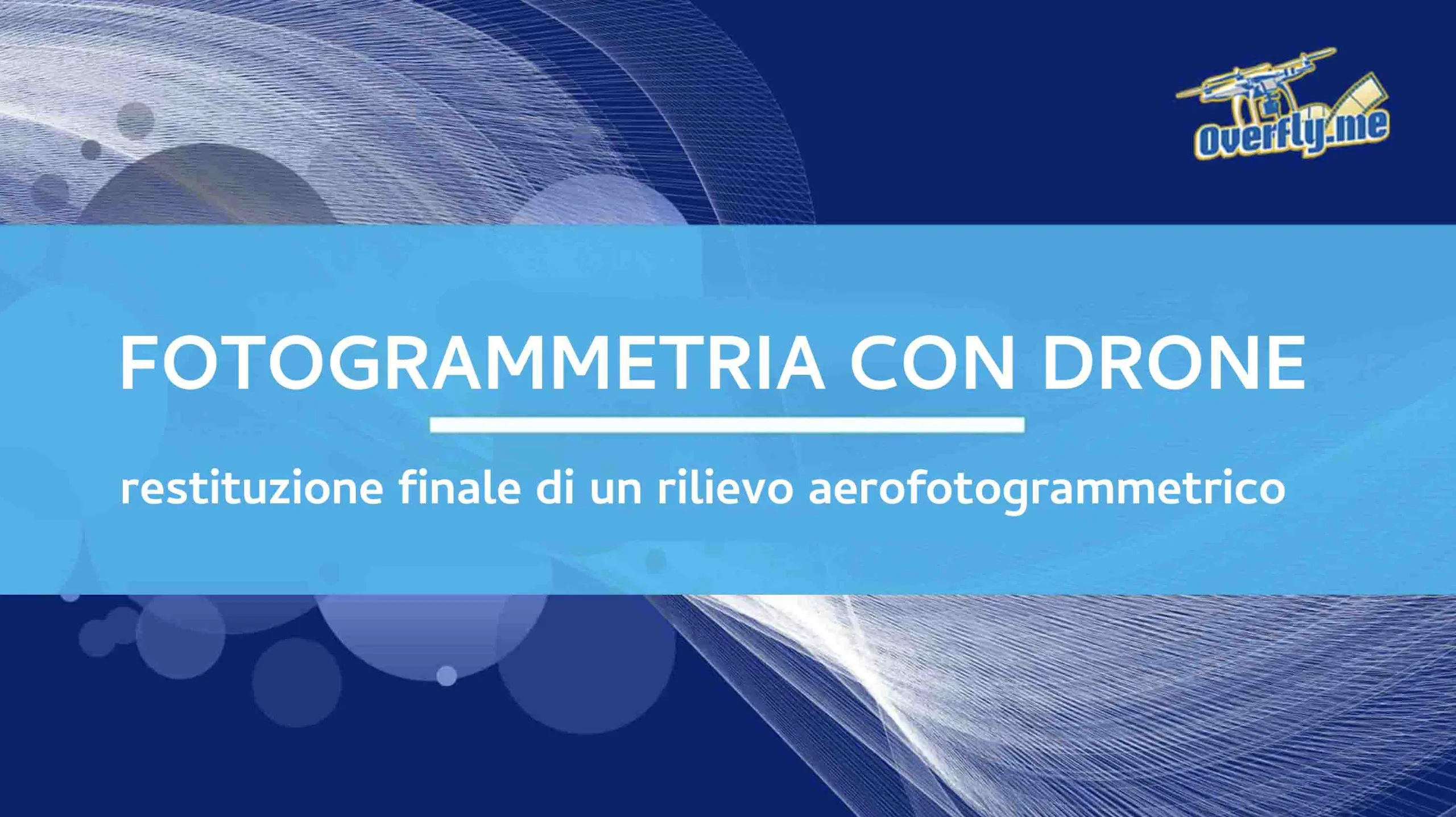 Fotogrammetria con drone