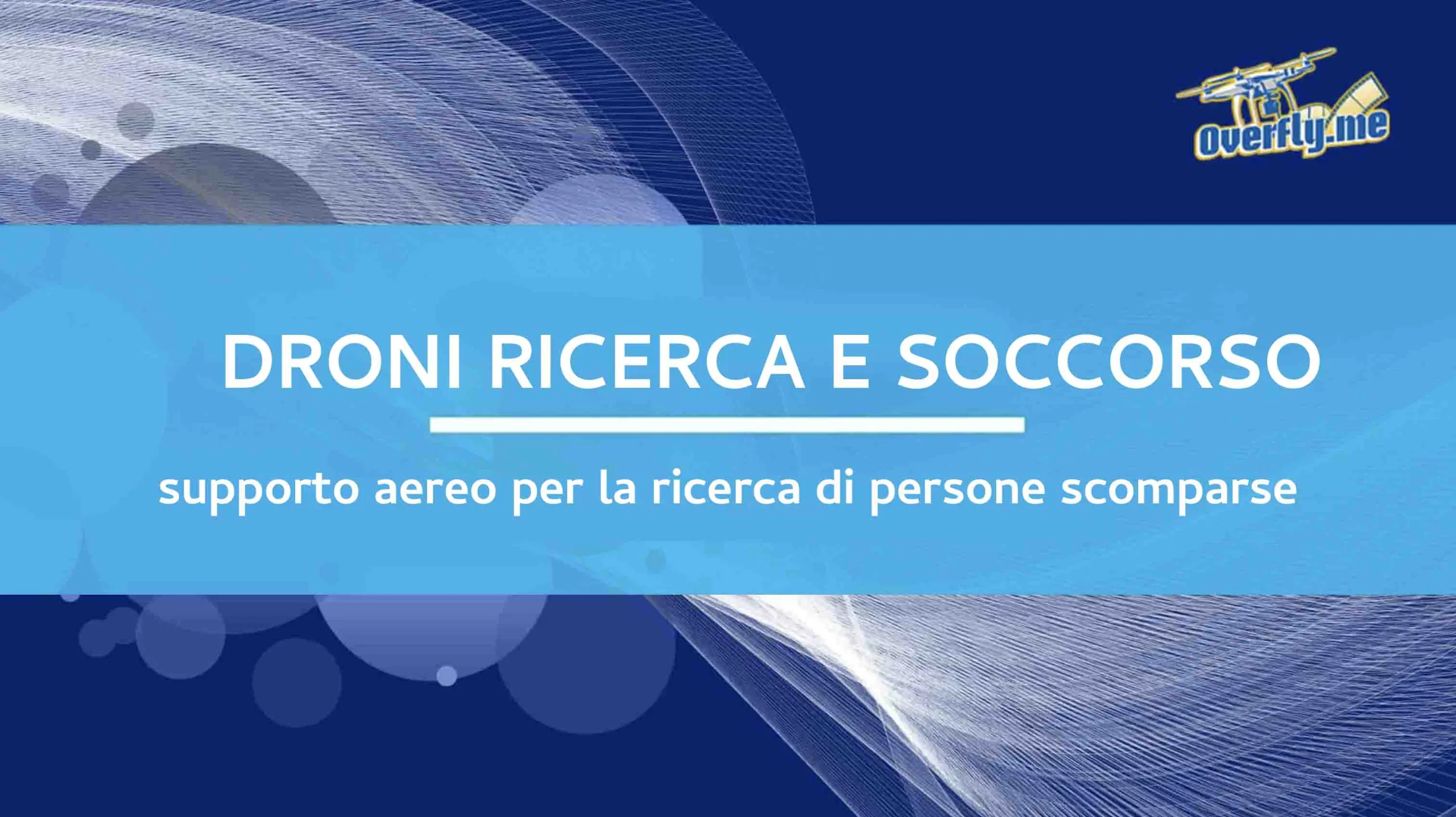 Droni ricerca e soccorso