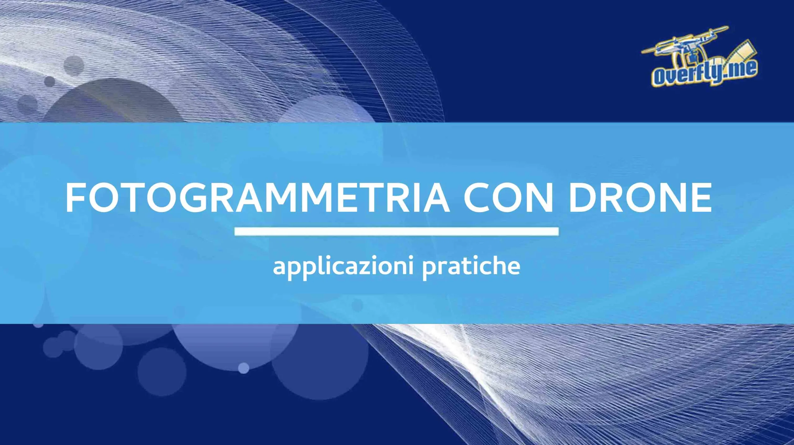 Fotogrammetria con drone.