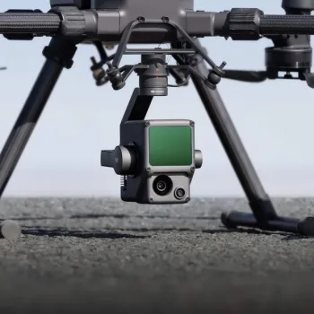 un esempio di drone, equipaggiato con Lidar
