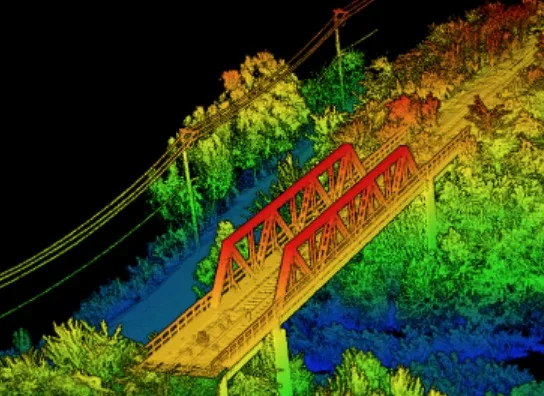 rilievi lidar per modellazione infrastrutture