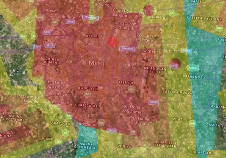 zone geografiche uas