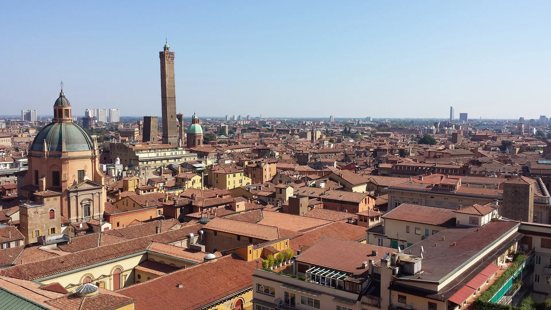 Bologna drone shooting, overhead footage, drone footage for film, videos, and reportage or documentary