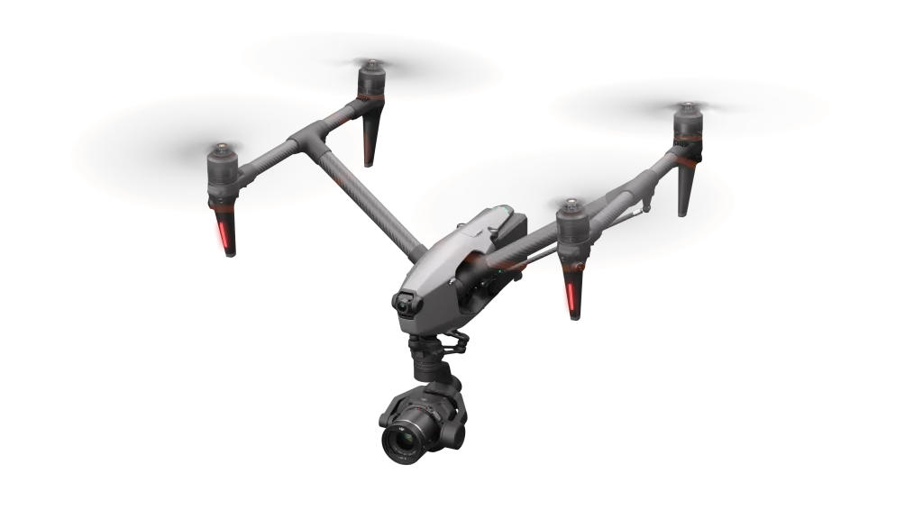 DJI Inspire 3, utilizzato da Overfly.me per attività cinematografiche