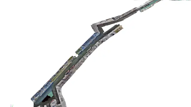 3D model produced from drone images