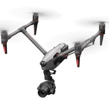 DJI Inspire 3, utilizzato da Overfly.me per attività cinematografiche